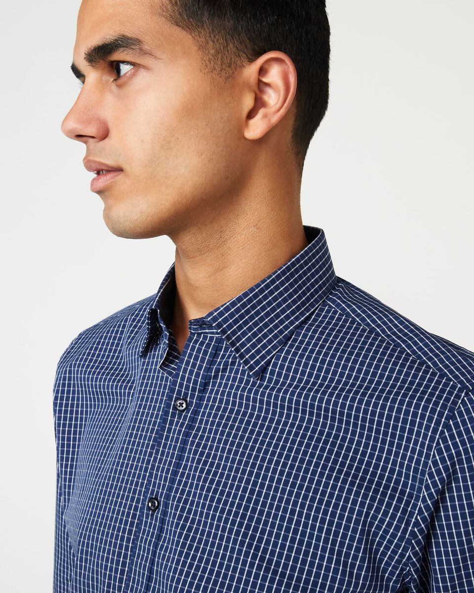 Mens Navy Long Sleeve Shirt